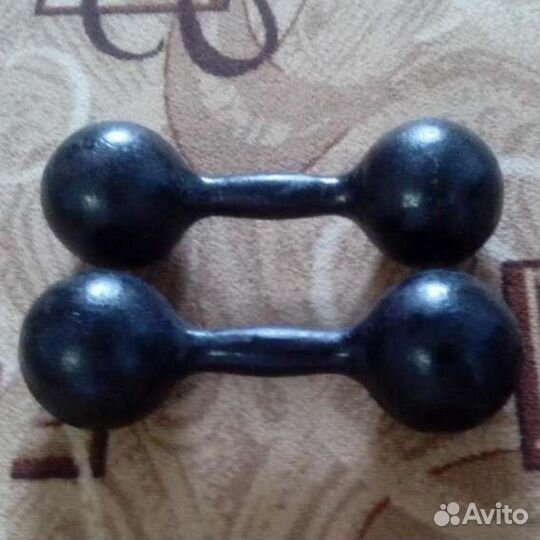 Гантели 2 по 4кг,2 8кг 6кг СССР советск
