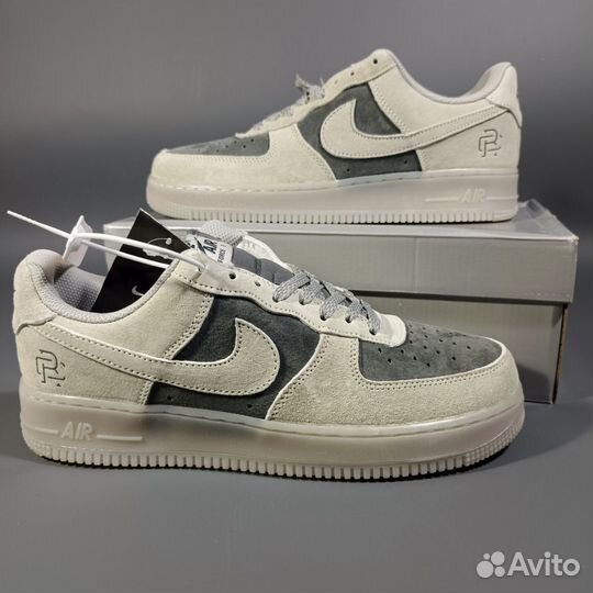 Nike AIR force 1 reigning champ beige 45 EU