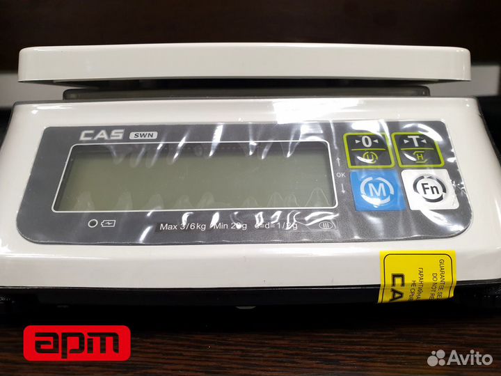 Весы порционные CAS SWN до 3, 6, 15, 30 кг