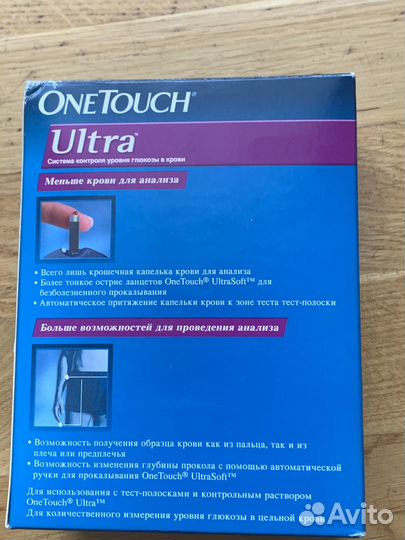 Глюкометр one touch ultra