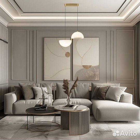 Подвесной светильник Emisfero 50083/2 LED золото