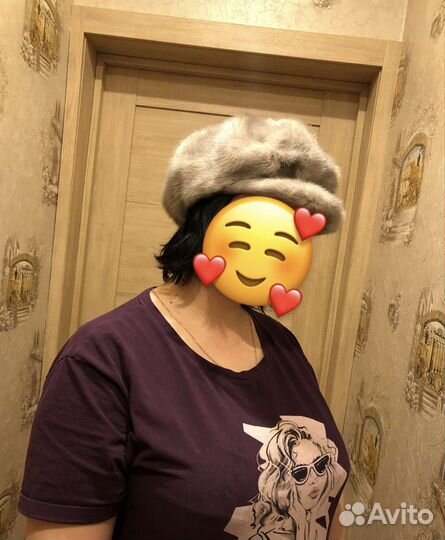 Берет женский норковый (новый)
