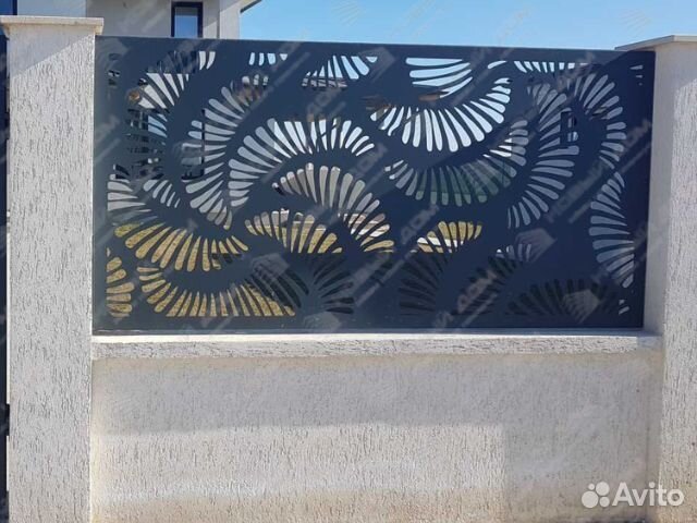 Забор металлический Хайтек