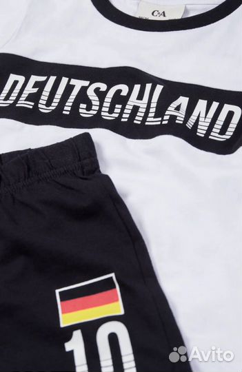 Футбольная форма/костюм C&A для мальчика 98,104