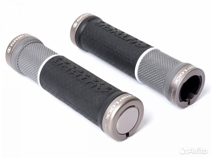Грипсы велосипедные AGR R20 GripLock l.130mm (bla