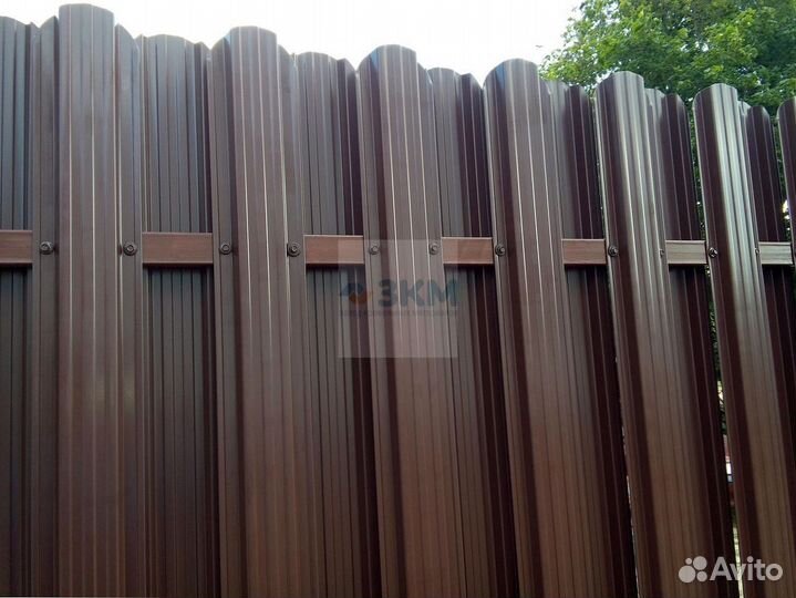 Евроштакетник металлический