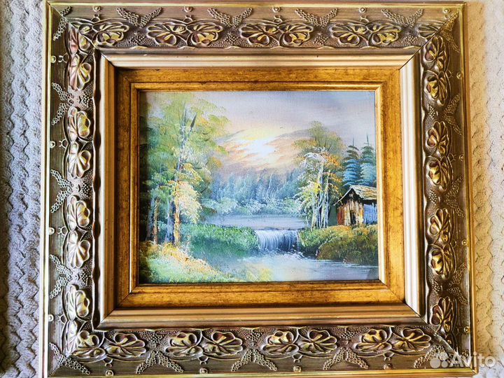 Картина, живопись, масло, пейзаж