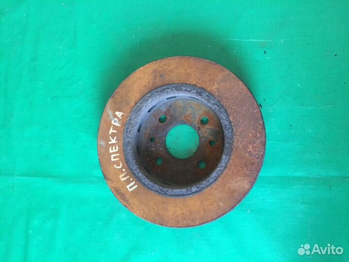 Диск тормозной перед правый Киа Спектра 2006