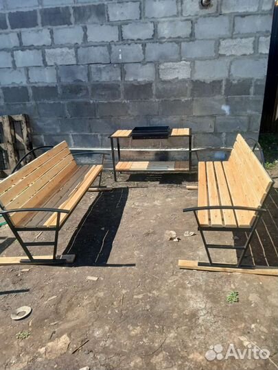 Лавочка садовая