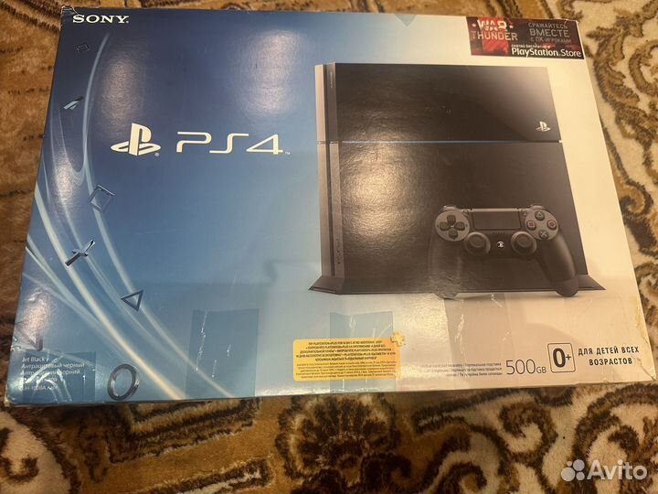 Игровая приставка ps4 с играми