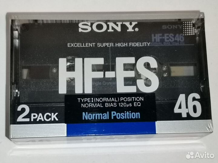 Аудиокассеты Sony HF-ES 46 2pack
