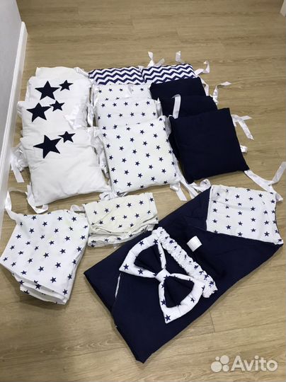 Бортики конверт наволочка простынь