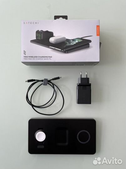 Satechi Trio Wireless Charging беспроводная зарядк
