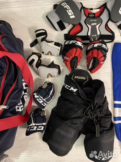 Хоккейная форма на мальчика ростом 110-120