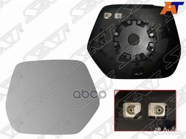 Полотно зеркала honda CR-V 12-18 LH асферическо