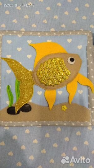 Развивающие книжки из фетра