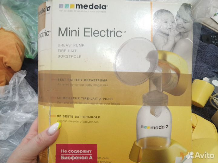 Молокоотсос электрический medela + Avent ручной