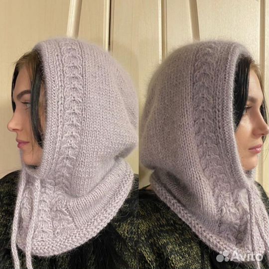 Капор из пуха норки