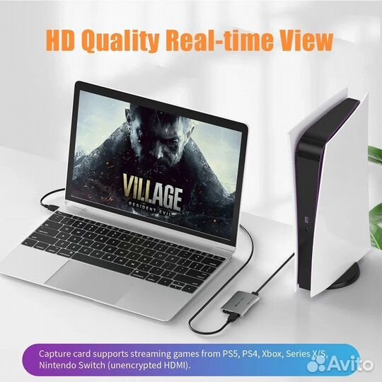 Карта видеозахвата потокового видео Eswirepro 4K