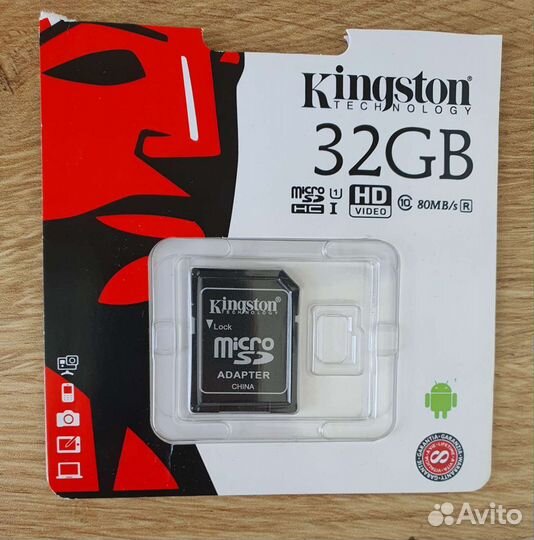 Карта памяти MicroSD 32 gb