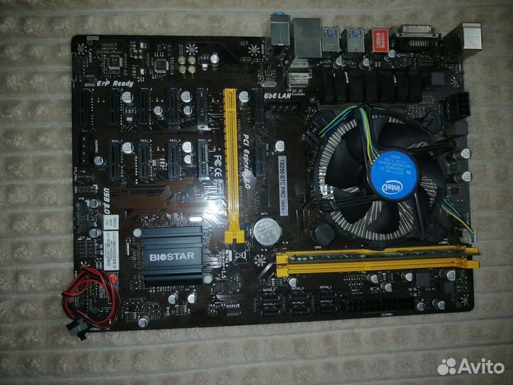 Комплект h110pro btc+