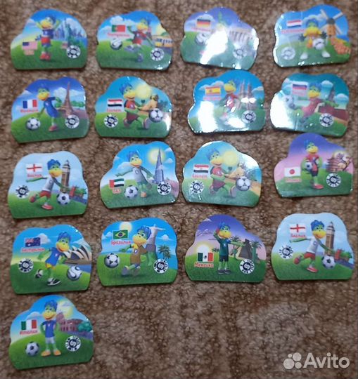 Коллекция липучек со странами от Растишка