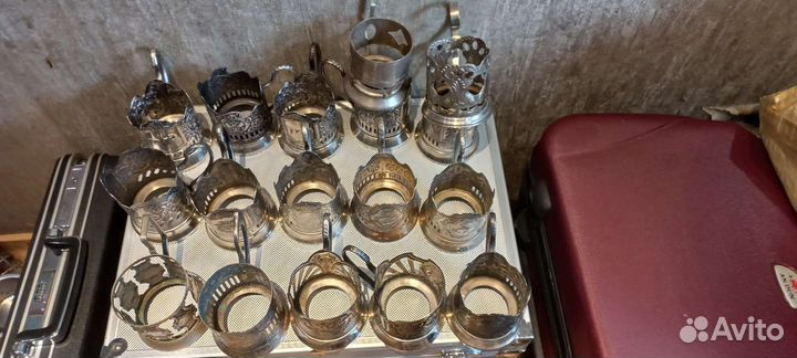 Подстаканник мельхиор СССР