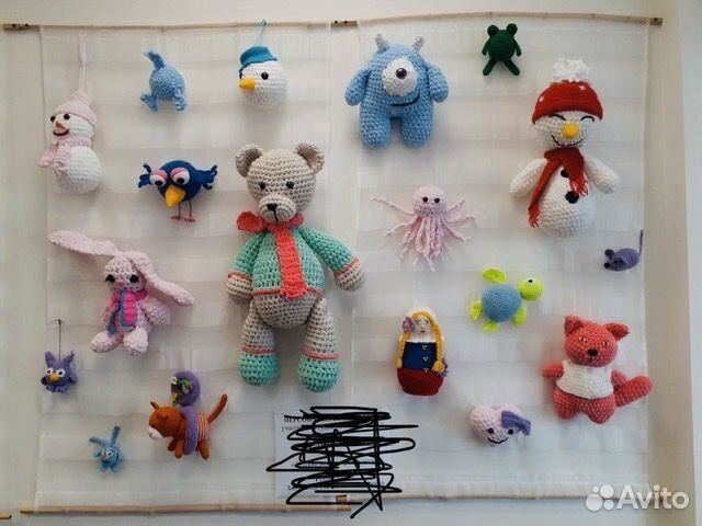 Мягкие игрушки вязаные