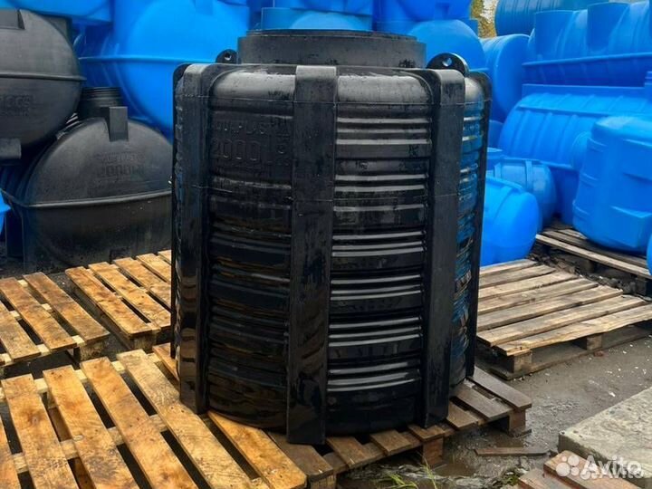 Бочка пластиковая 3000 л для жидкостей (подземная)