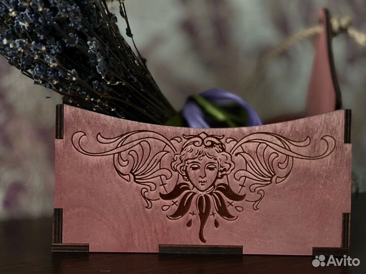 Корзинка для цветов с гравировкой