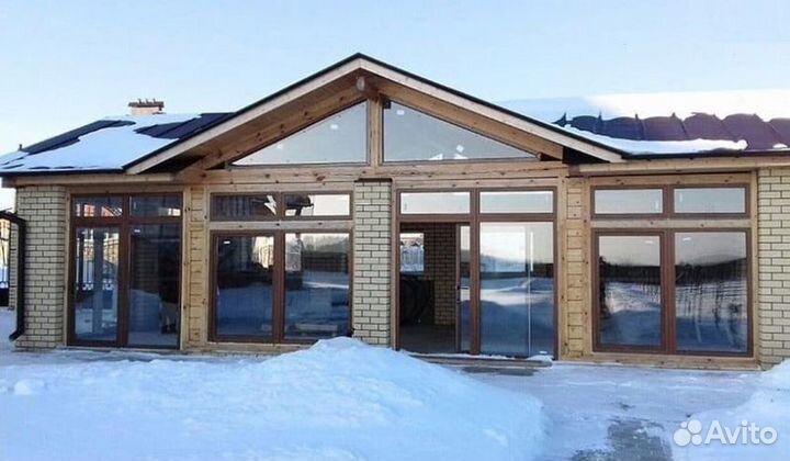 Пластиковые окна. остекление коттеджей