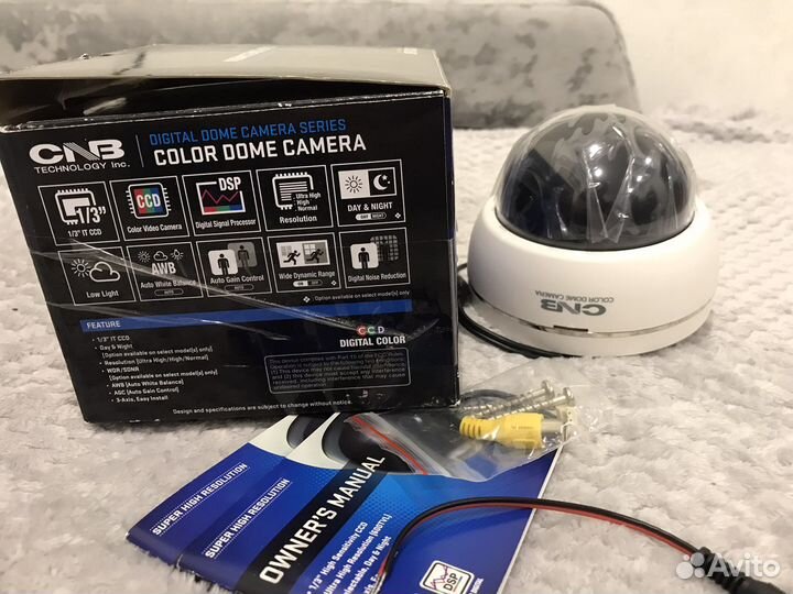 Камера видеонаблюдения купольная