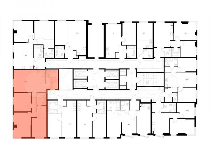 3-к. квартира, 93,4 м², 20/32 эт.