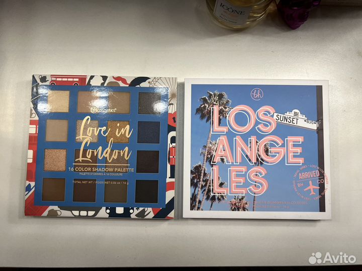 BH cosmetics палетки теней и хайлайтеров