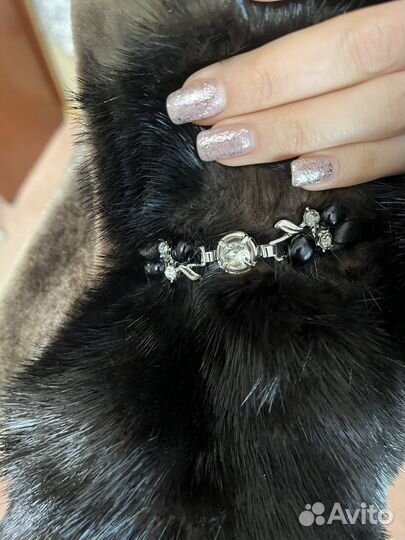 Шуба мутоновая длинная