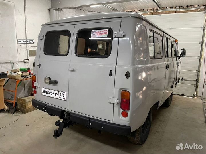 Фаркоп УАЗ Буханка легкосъемный квадрат 2т