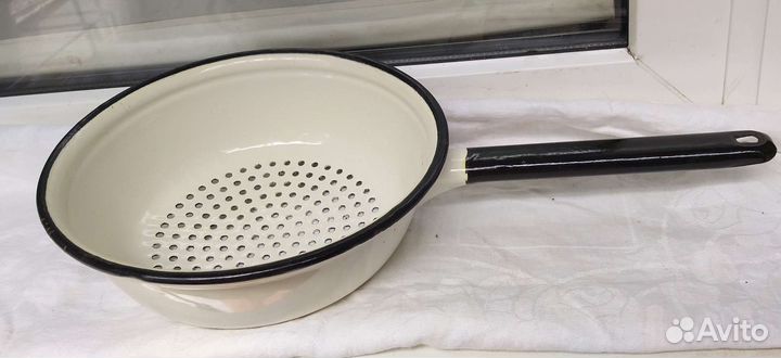 Дуршлаг эмалированный