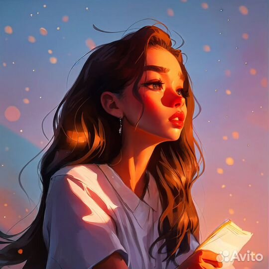 Портрет в стиле Sam Yang