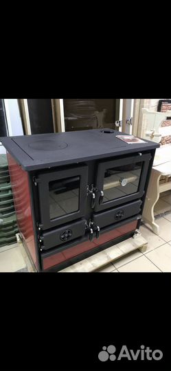 Печь чугунная с духовкой