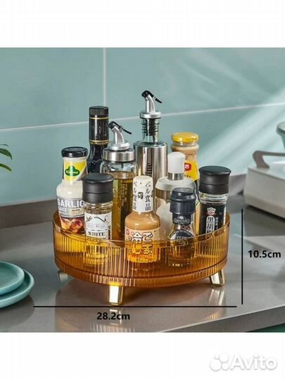 Вращающаяся подставка для специй и косметики