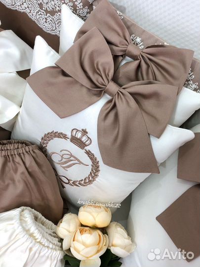 Бортики в кроватку и конверт одеяло