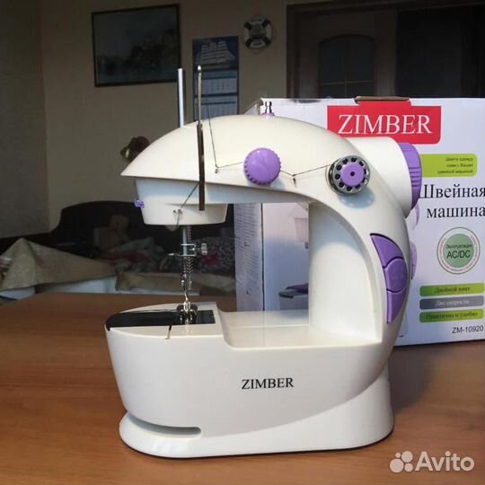 Мини швейная машина zimber 10920 новая