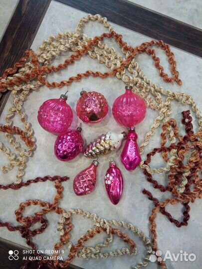 Елочные игрушки СССР