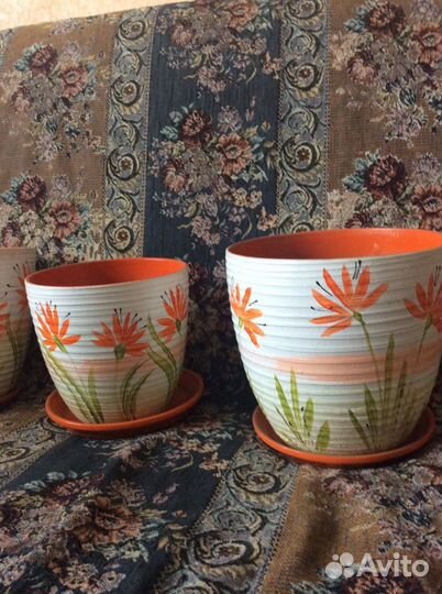 Керамические горшки