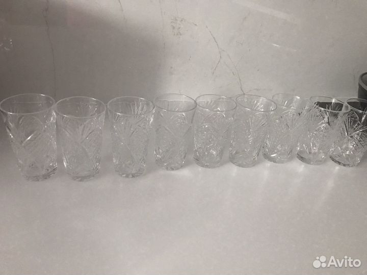 Хрустальные рюмки СССР