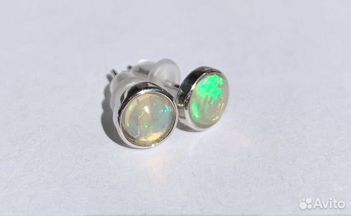 Серьги с опалом