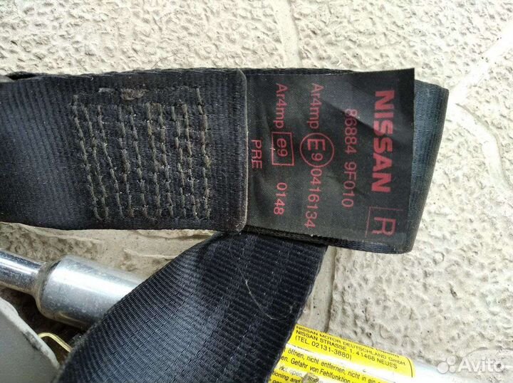Ремень безопасности Ниссан примера Р11