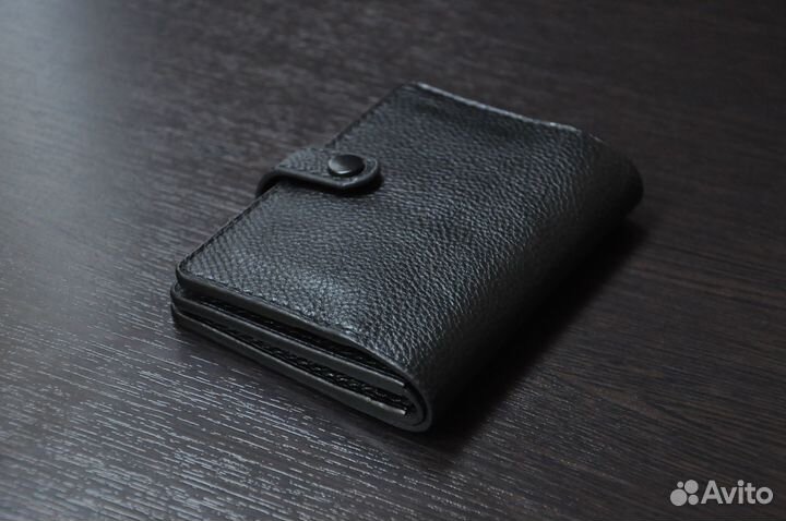 Мужское кожаное портмоне ручной работы