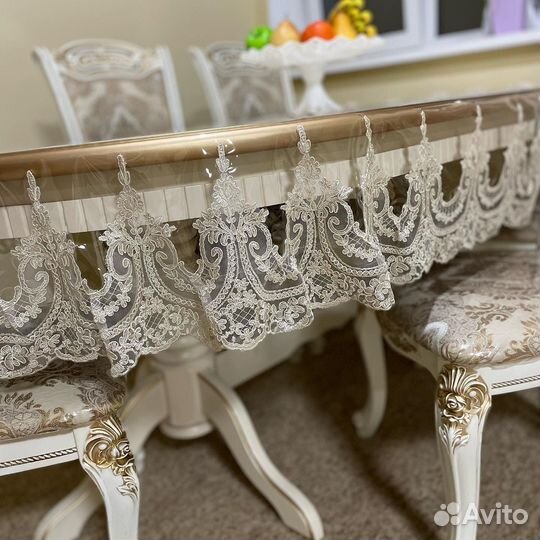 Скатерть силиконовая, прозрачная