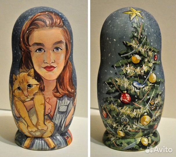 Портрет на матрешках